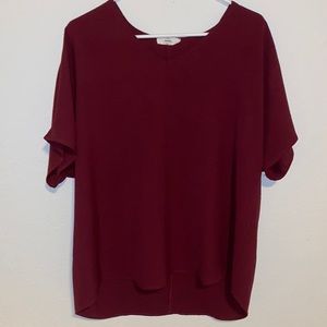 Entro Maroon Blouse